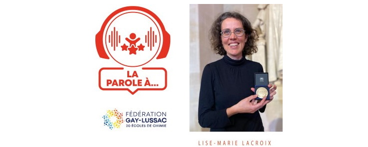 Lise Marie Lacroix participe au podcast «la chimie au cœur des enjeux de la société»